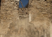 Východný oblúk v presbytériu - po konzervácii so stále stojacím debnením
